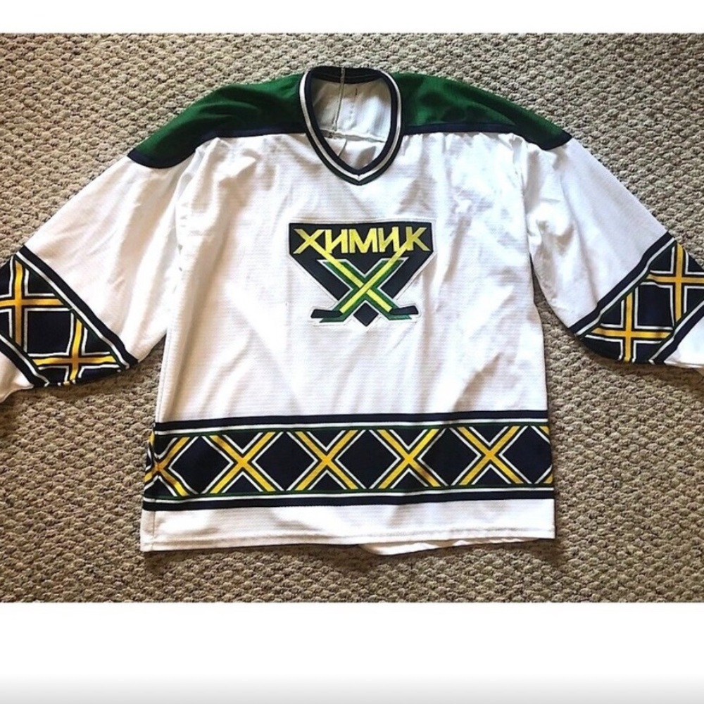 BAUER RUSSIAN Authentics KHIMIK VOSKRESENSK Hockey JERSEY  XNMNK Size Med
